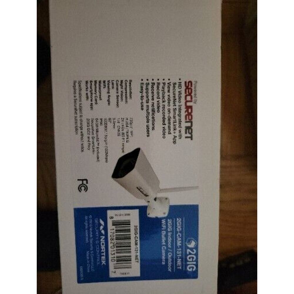 NORTEK 2GIG-CAM-131-NET / 2GIGCAM131NET (BRAND NEW) SECURENET